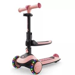 купить Самокат KinderKraft KRHALL02PNK0000 2-in-1 Halley 2 pink в Кишинёве 