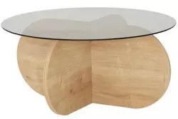 купить Журнальный столик Trendy Bubble, сапфировый дуб, дымчатый в Кишинёве 
