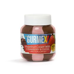 Crema de alune cu cacao si capsuna Gurmex 350g