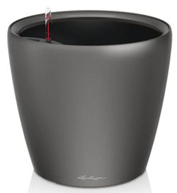 купить Цветочный горшок Lechuza Classico Premium 35 LS, Charcoal в Кишинёве 
