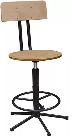 купить Стул УХЛ-МАШ 61505-0081 Стул промышленный СВФ ринг (фанера) в Кишинёве 