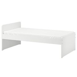 cumpără Pat Ikea Slakt с реечным дном 90x200 White în Chișinău 