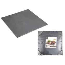 купить Поднос/столик кухонный Excellent Houseware 55099 Tava de servire EH 30x30cm, piatra в Кишинёве 