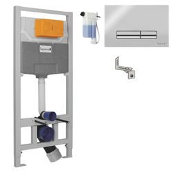 Set de instalare IMPRESE pentru vas de closetă 3in1, sistem OLIpure (instalare, fixări, cheie PANI cromată)