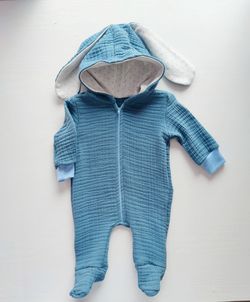 Комбинезон из муслина  Pampy от 0 до 1 месяцев Blue