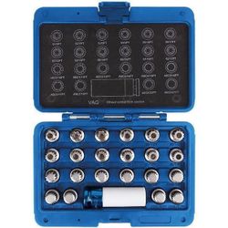 cumpără Set de tubulare, bite, duze King Tony 9BW0123 Набор головок для секреток VW, 23 пр. în Chișinău 