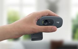 Camera Logitech C270, 720p, 3MP, FoV: 60°, Fixed focus, Automatic light correction, Universal clip