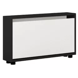 cumpără Raft pentru încălțăminte Mobildor-Lux Leo Slim 70x16x47H cm Anthracite/White în Chișinău 