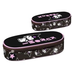 купить Школьный пенал Promstore 56788 Пенал23x9,5x6 см Bambino Kuromi, чёрная, текстиль в Кишинёве 