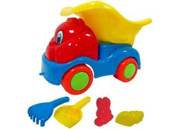 Набор игрушек для песка в машине малый 6ед, 11X22cm