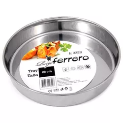 купить Форма для выпечки Luigi Ferrero 250101 Stainless steel tray 28cm в Кишинёве 
