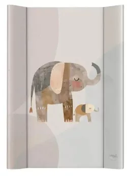 cumpără Accesoriu pentru înfășat Ceba Baby W-216-000-781 Saltea de infasat tare pe 2 parti Basic Elephant Family, 70x50 cm în Chișinău 