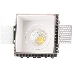 купить Освещение для помещений LED Market Downlight Frameless Square 12W, 3000K, LM-D2012, White в Кишинёве 