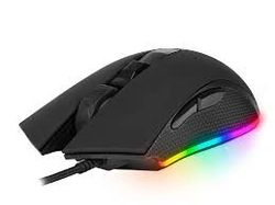 Игровая мышь SVEN RX-G750, оптическая, 500-6400 dpi, 6 кнопок, Soft Touch, RGB, черная, USB