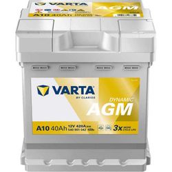 купить Автомобильный аккумулятор Varta Silver dynamic AGM 12V 40Ah 420EN 175х175х190 -/+ (540901042) в Кишинёве 