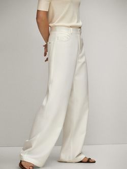 Брюки Massimo Dutti Белый 5012/912/251