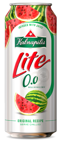 Kalnapilis Lite Watermelon безалк. 0.5Л Ж/Б