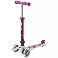 cumpără Trotinetă Micro MMD400 Mini Deluxe Foldable ECO LED Tulip Purple în Chișinău 