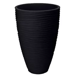купить Цветочный горшок ProGarden 57456 Vaza, D39cm, H60cm, plastic, antracit в Кишинёве 