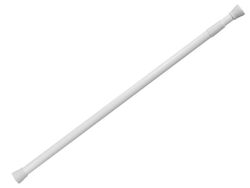 Tija glisanta pentru perdea 70-110cm alba, aluminiu