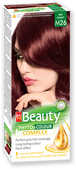 Краска для волос, SOLVEX MM Beauty, 125 мл., M26 - Красный бархат