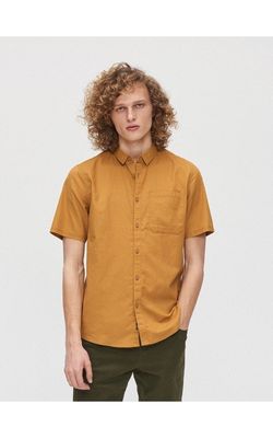 Рубашка CROPP Горчичный