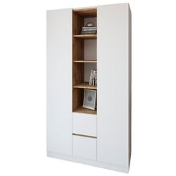 купить Шкаф Smartex (15833) N14 140cm Alb+St.Inchis в Кишинёве 