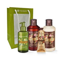 LES PLAISIRS NATURE - Set îngrijirea corpului Argan & Trandafir Bio din Maroc
