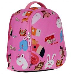 Рюкзак для дошкольников "Зоопарк" КЛАСС I розовый