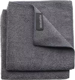 cumpără Accesoriu pentru curățenie Brabantia 11 80 29 Microfibe Dish Cloths Brabantia, Dark Grey, 2 Pieces în Chișinău 