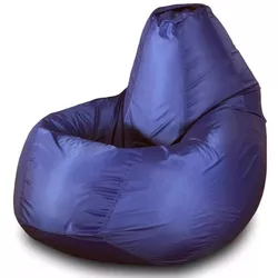 купить Кресло-мешок BeanBag BM6059, Груша из Оксфорда 300D, XL, синий в Кишинёве 