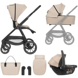 купить Детская коляска Kikka Boo 31001010225 Carucior 3 in 1 Modena Beige в Кишинёве 