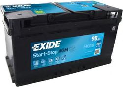 купить Автомобильный аккумулятор Exide Start-Stop AGM 12V 95Ah 850EN 353x175x190 -/+ (EK950) в Кишинёве 