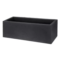купить Цветочный горшок ProGarden 40216 Paralelipiped, 80x30x26cm, plastic, antracit в Кишинёве 