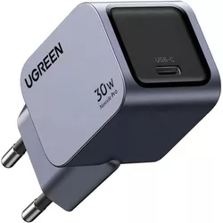 купить Зарядное устройство сетевое Ugreen 35006, Nexode Pro GaN Charger 1xType-C 30W X703, Space Grey в Кишинёве 