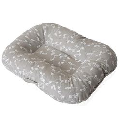 купить Подушка для мам BabyJem 109 BABYJEM Pernuta pentru alaptat cu flori Gri в Кишинёве 