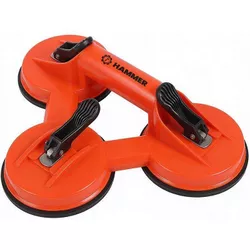 cumpără Ventuză cu vacuum Hammer 40980 tripla din plastic p/u montaj sticla, d 118 mm, 120 kg în Chișinău 