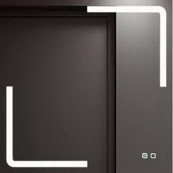 купить Зеркало для ванной Bayro Edge 800x800 LED touch c подогревом в Кишинёве 