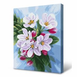 купить Картина по номерам Ideyka KHO3240 30x40cm Eco, Inflorirea marului в Кишинёве 