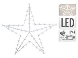 Figurina cu lumina "Stea" 520LED alb cald, 150cm, argintiu