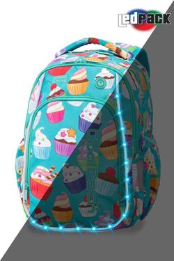 Rucsac  CoolPack STRIKE S LED CUPCAKES  (38x28x18)
