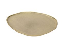 Поднос аллюминиевый H&S 31X26X1cm, золотой
