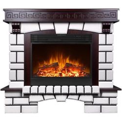 купить Камин электрический ArtFlame Nazarii & Mirabella, 1136x1328x356 mm, Nuc închis/Alb в Кишинёве 