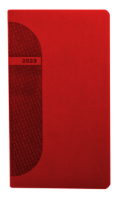 Agenda 2023 de buzunar Kent (rosu)