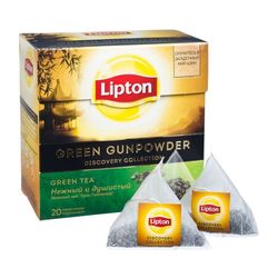 Lipton Diamond Green Gunpowder, 20 пак.
