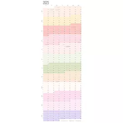 купить Офисный аксессуар Brunnen Calendar anual de perete 2025 Bouquet в Кишинёве 
