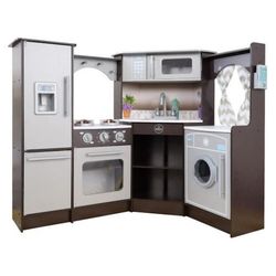 cumpără Complex de joacă pentru copii KinderKraft 53365-MSN Ultimate Corner Play Kitchen -Espresso în Chișinău 