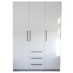 купить Шкаф Bayro Serenity 1500x2200x518 white cu 3 sertare в Кишинёве 