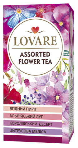 Чай Lovare Flora Assorti, 24 шт.