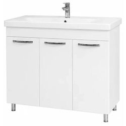 купить Шкаф под умывальник Mashtab 11517 Agat cu cos 100cm Alb в Кишинёве 